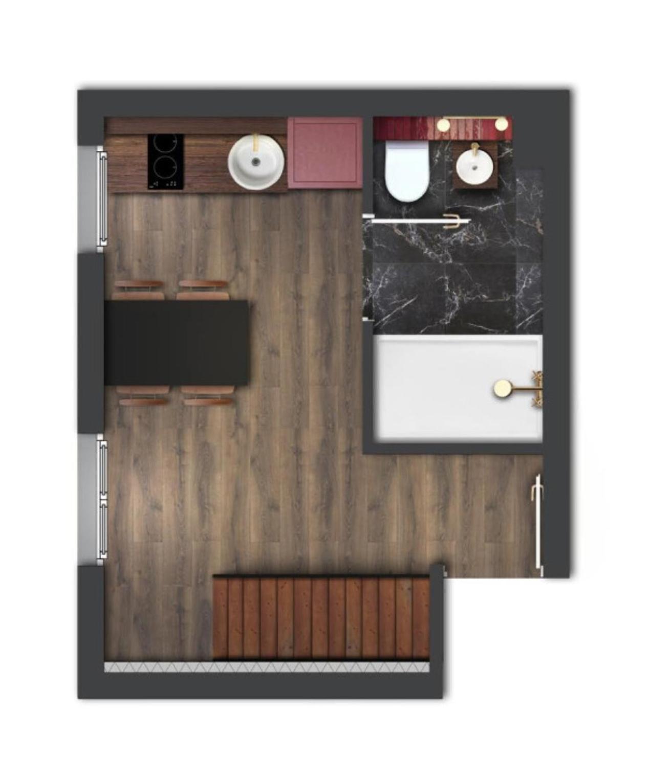 Apartamento Reves Paisibles Rubis - Choisy Exterior foto